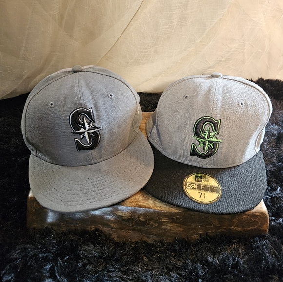 🧢 HOT!! Seattle Mariners Hat Duo: Stylish Fan Essentials - Picture 1 of 10